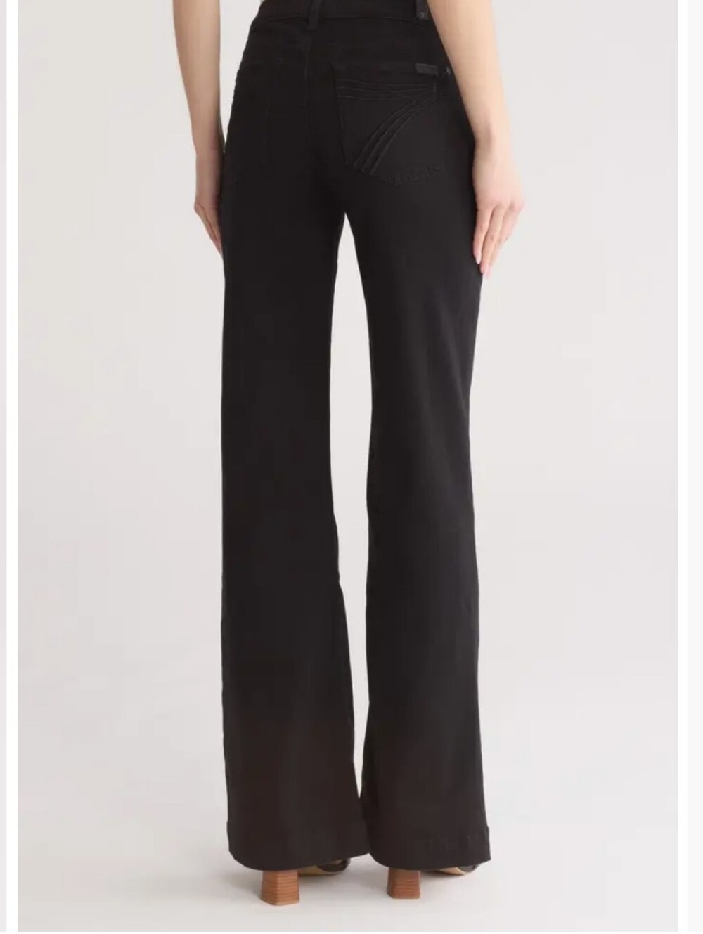 7 For All Mankind Dojo Jean In Night Black